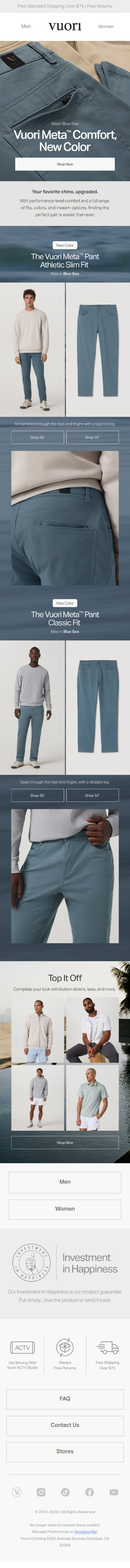 Just Dropped: New Vuori Meta™ Color