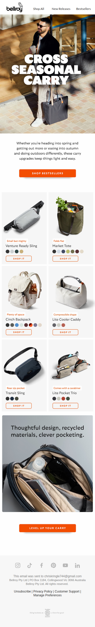 Wherever the season takes you…