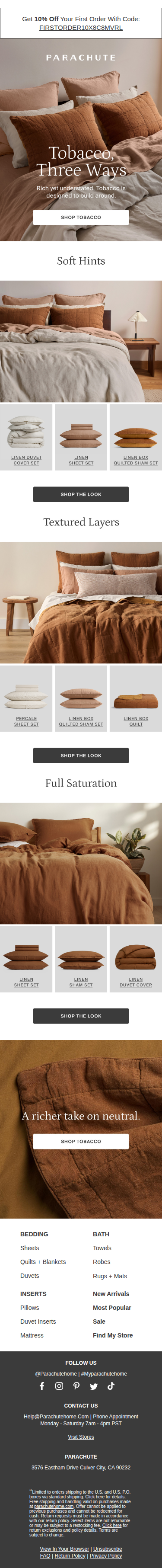 One Color. Three Moods.