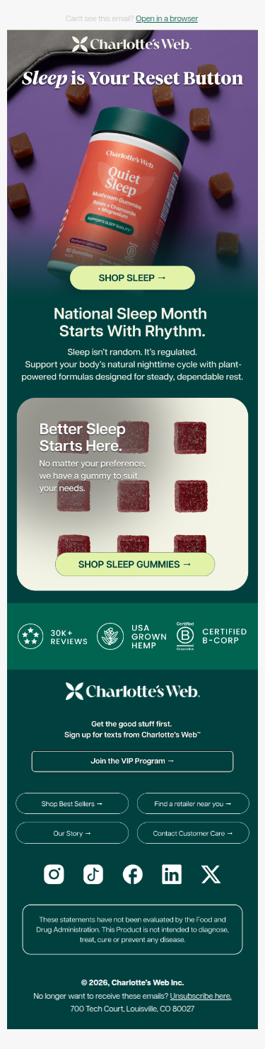 Better Sleep Starts Here 💤