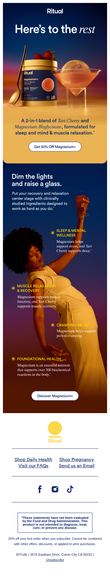 Magnesium+: Your relaxation Ritual*