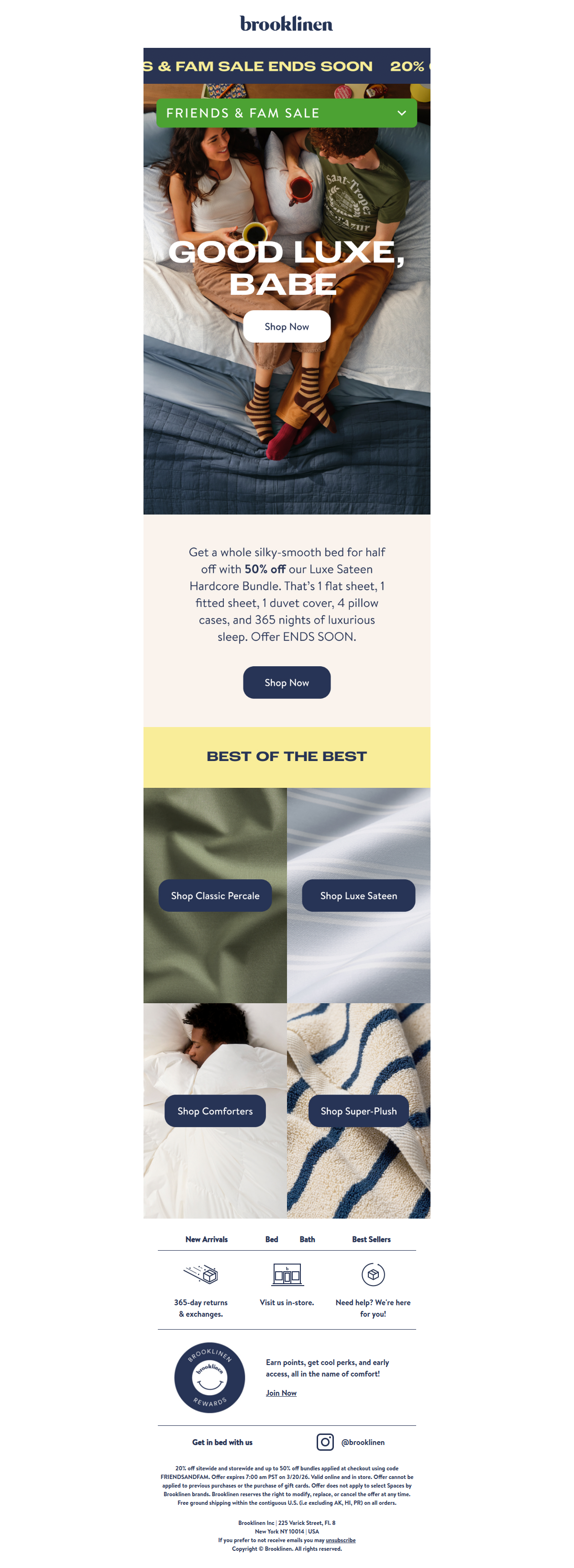 SALE ENDS SOON — desktop view