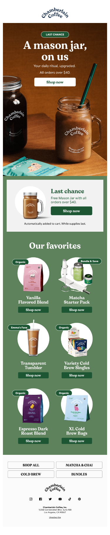 Last chance to upgrade your routine