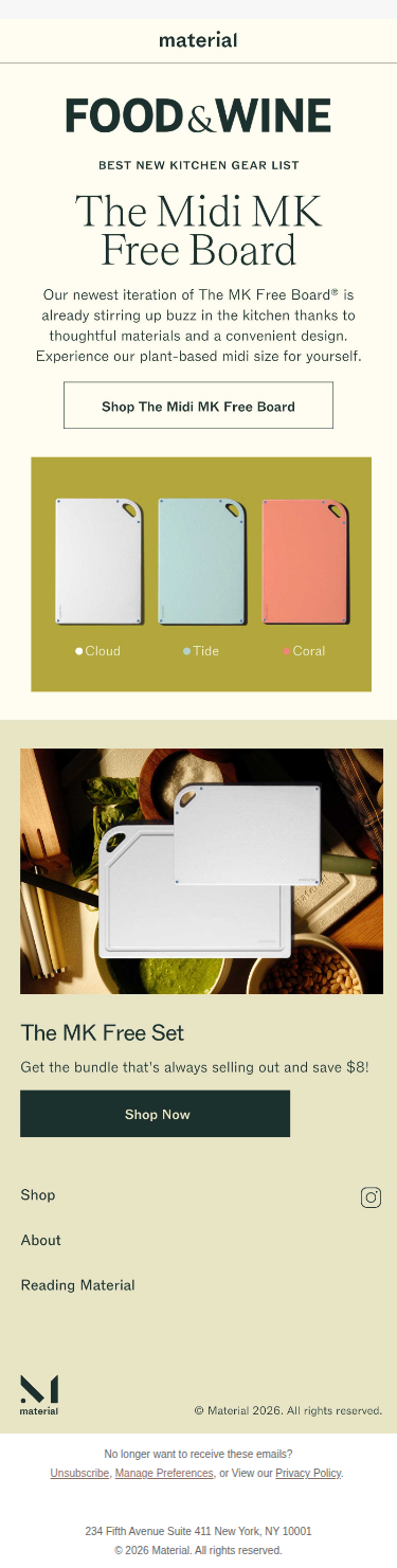 Did you see us in Food & Wine?