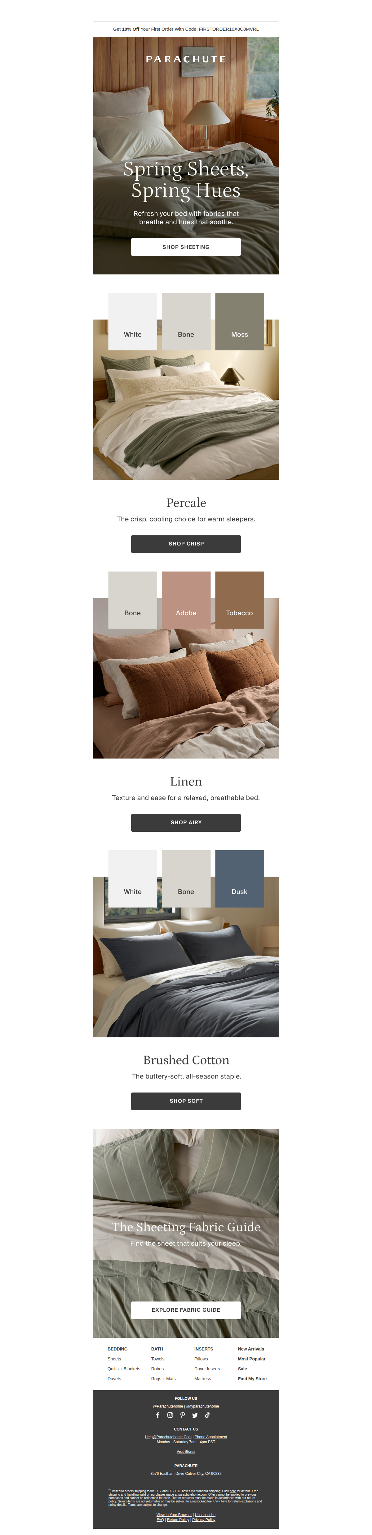 Your Spring Uniform (for Sleeping) — desktop view