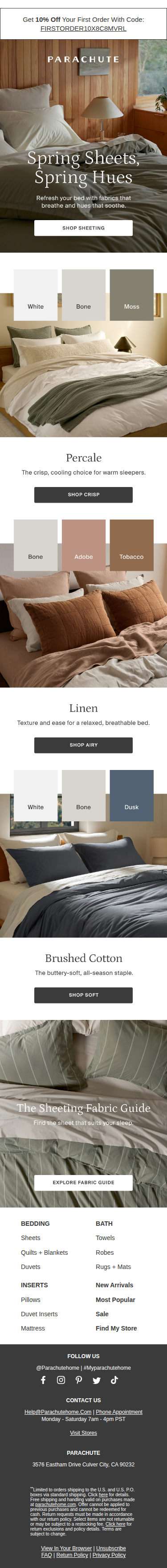 Your Spring Uniform (for Sleeping)