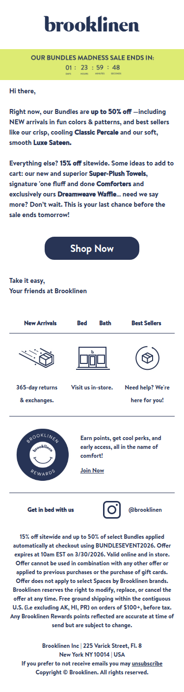 Get a Whole Bed for HALF OFF!