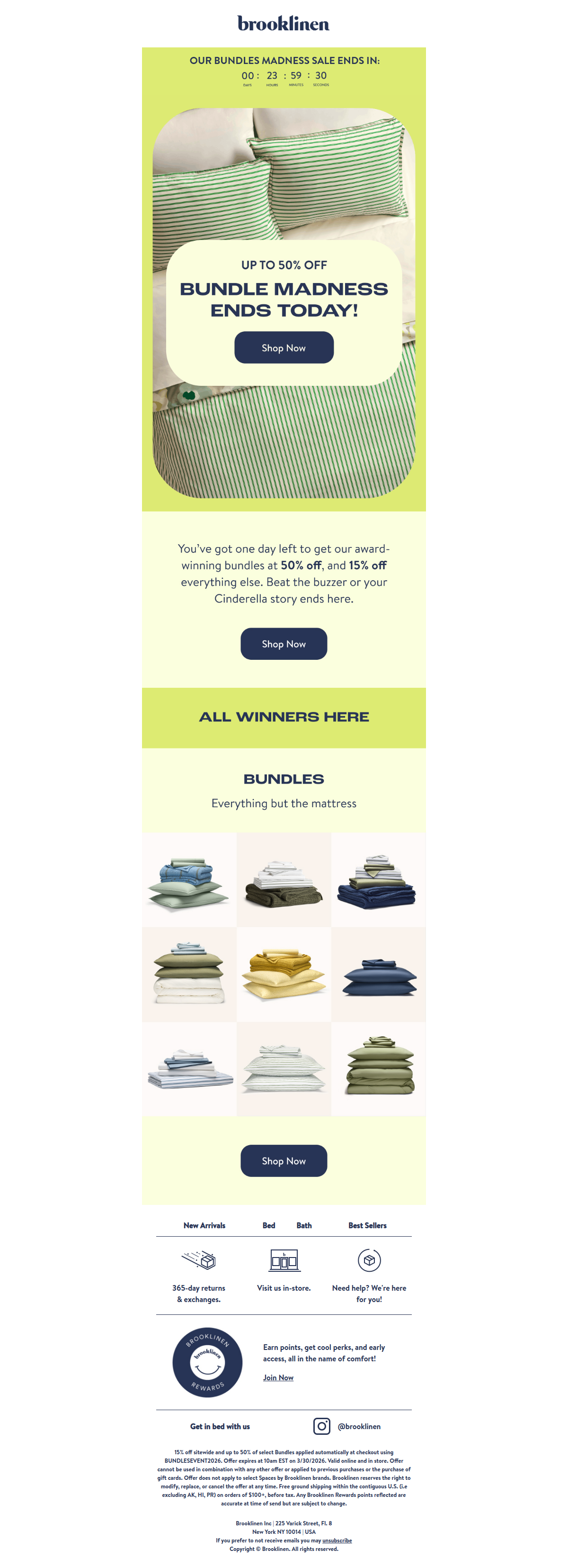 Up to 50% Off ENDS TODAY! — desktop view