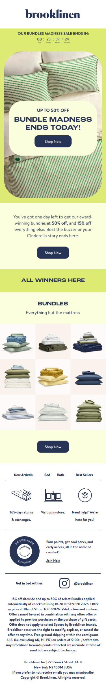 Up to 50% Off ENDS TODAY!