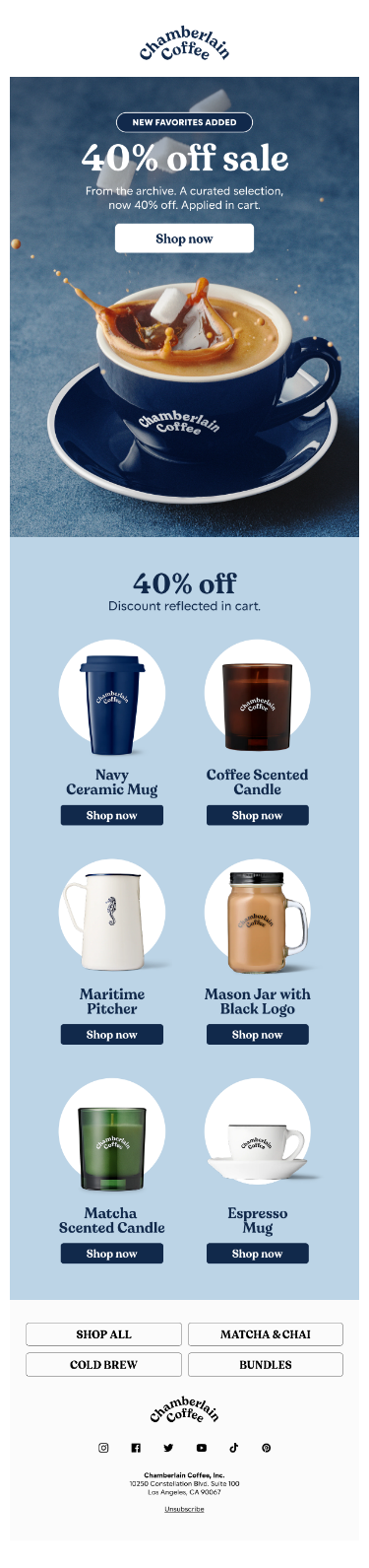 Last chance to shop the archive