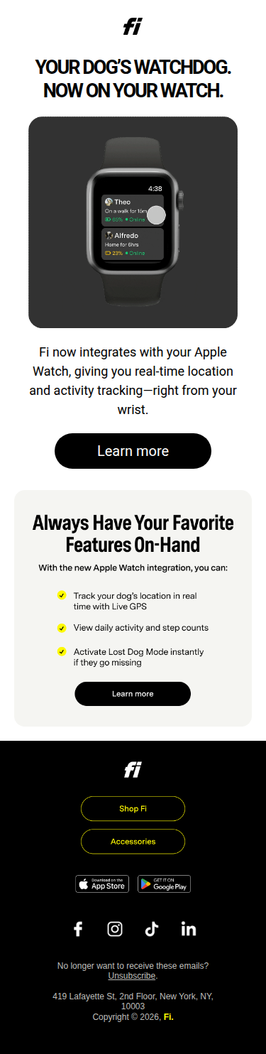 NEW: Keep watch on your watch โ