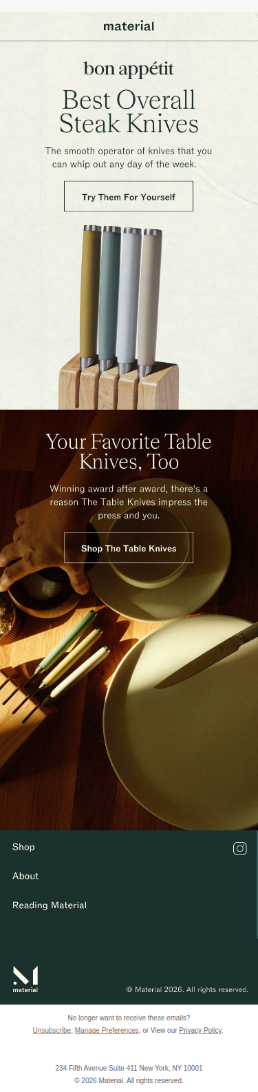 Bon Appétit ❤️'s The Table Knives