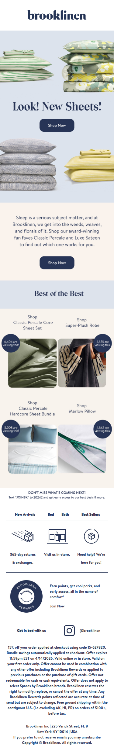 Just Dropped: New Sheets