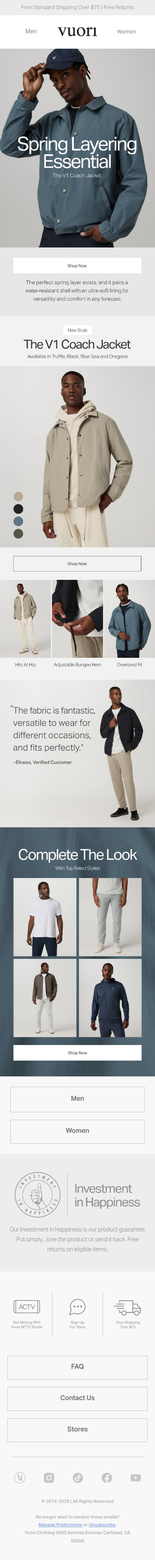 Meet The V1 Coach Jacket