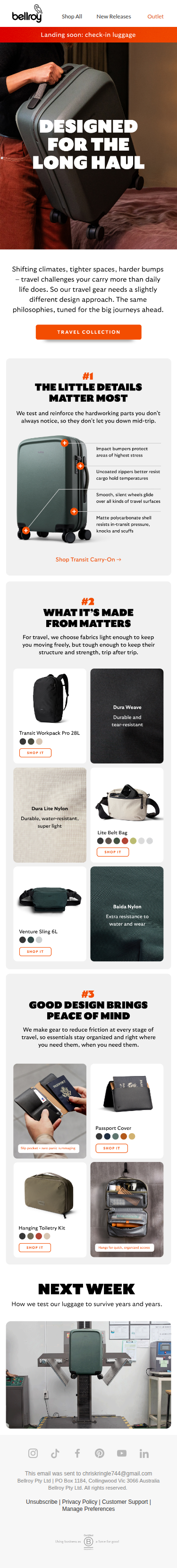 Made with travel in mind