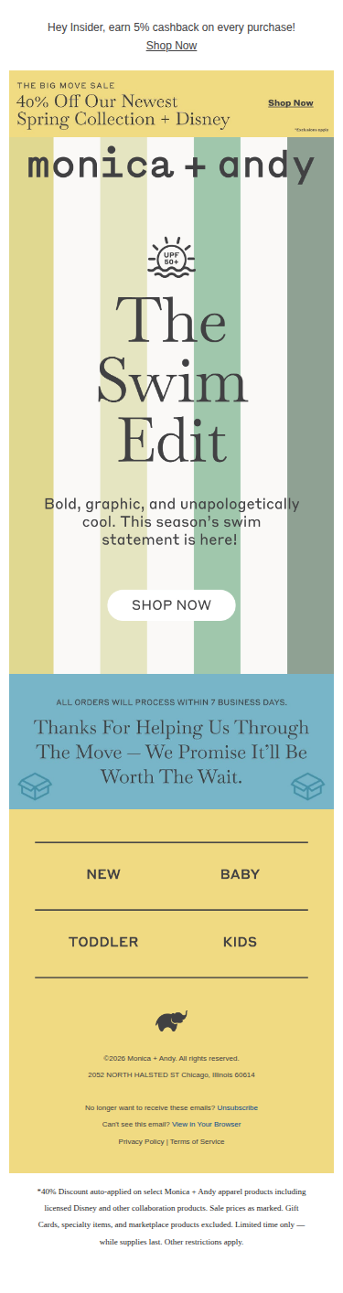 A New Swim State of Mind 😎 40% Off