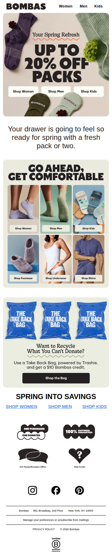 Up to 20% Off Your Spring Refresh