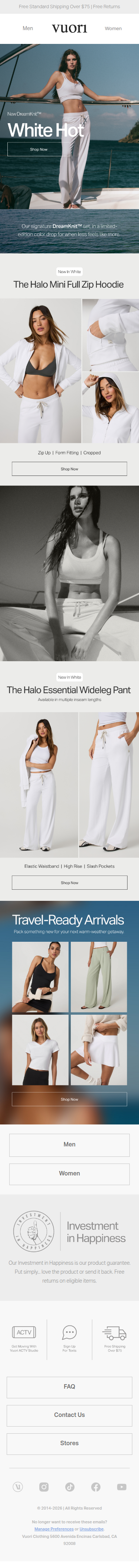 Now In White: New DreamKnit™ Set