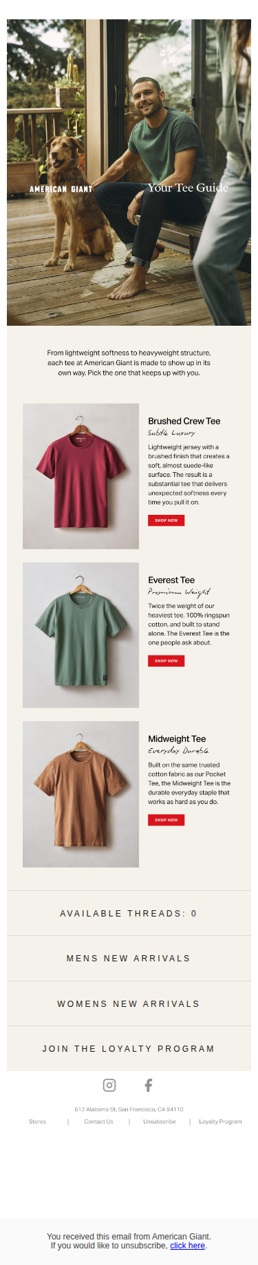 Your Guide To Our Newest Tees