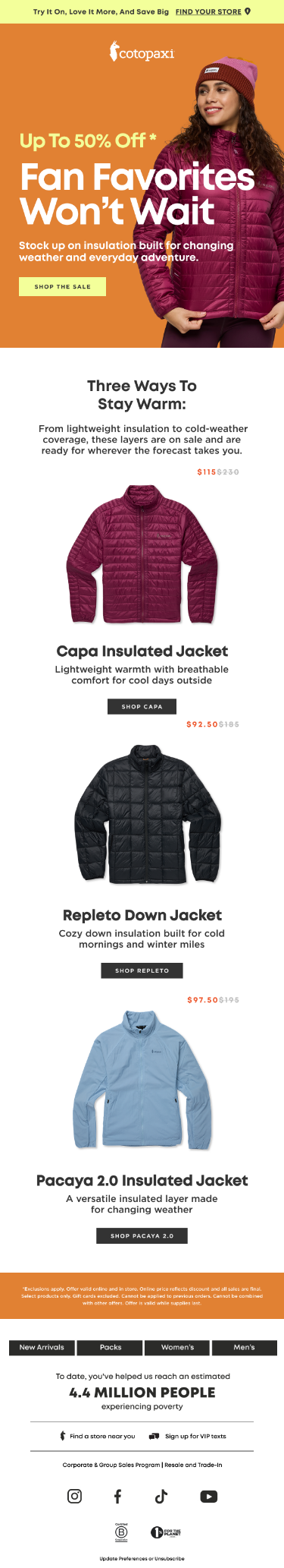 Up To 50% Off Insulated Gear