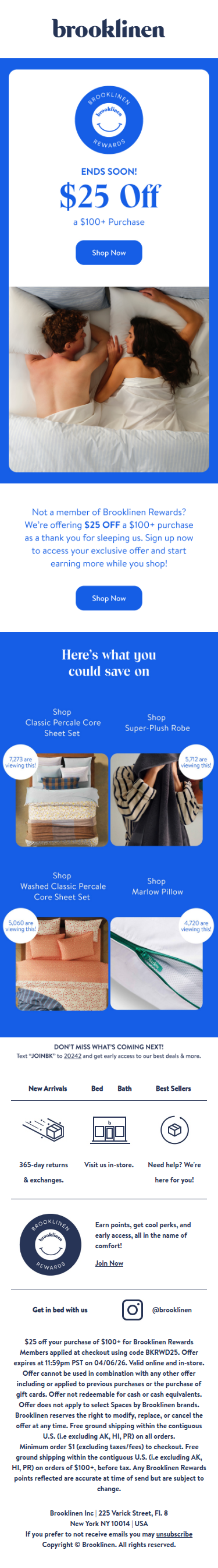 $25 OFF, Just For You!