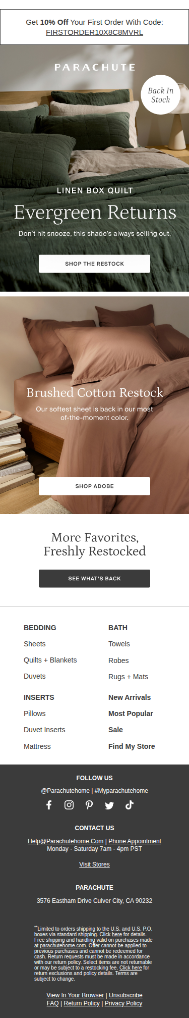 Fresh Colors, Freshly Restocked