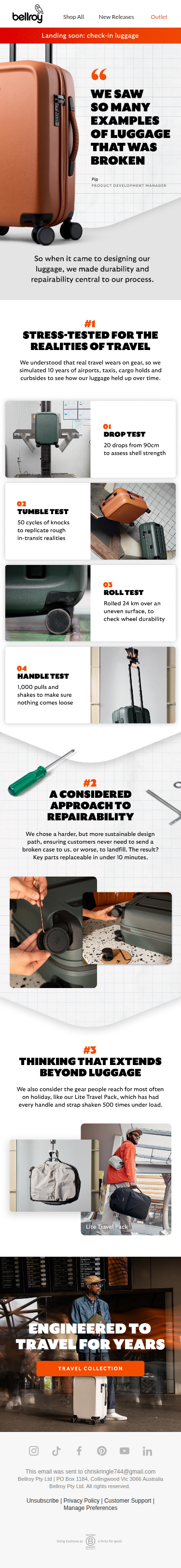 How we build luggage that lasts