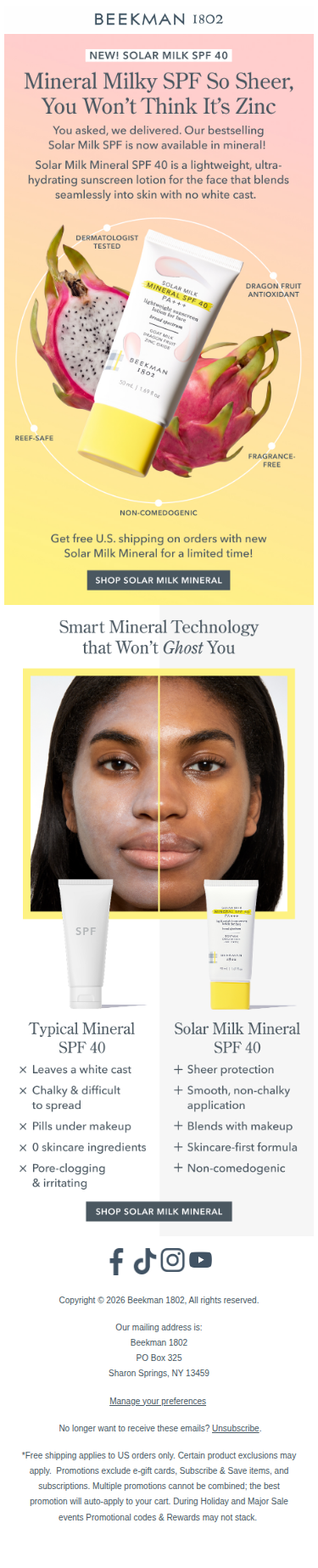 New SPF Alert 🚨☀️