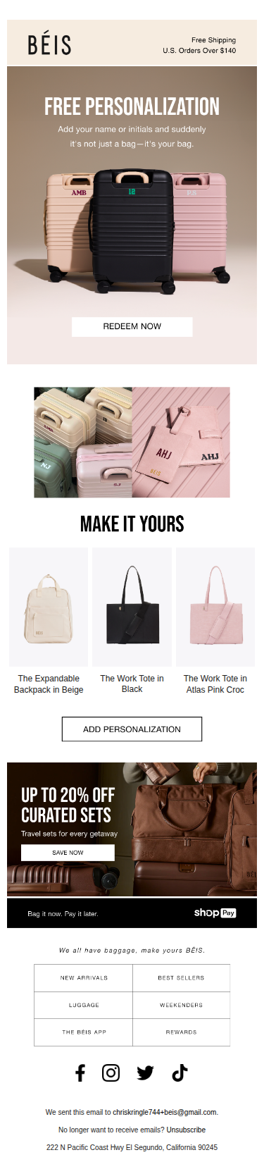 No one has this bag... except you.