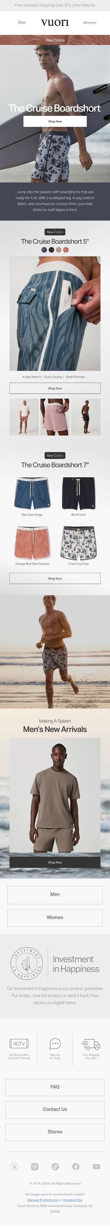 New Colors: The Cruise Boardshort