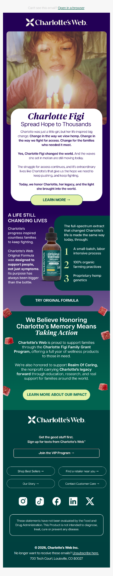 Celebrating Charlotte Figi Day