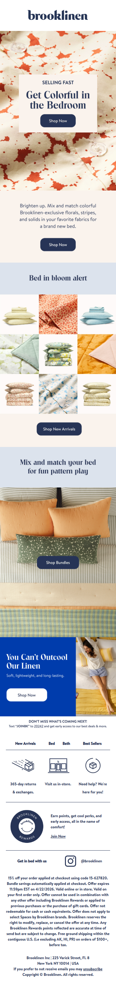 Brighten UP with NEW SHEETS