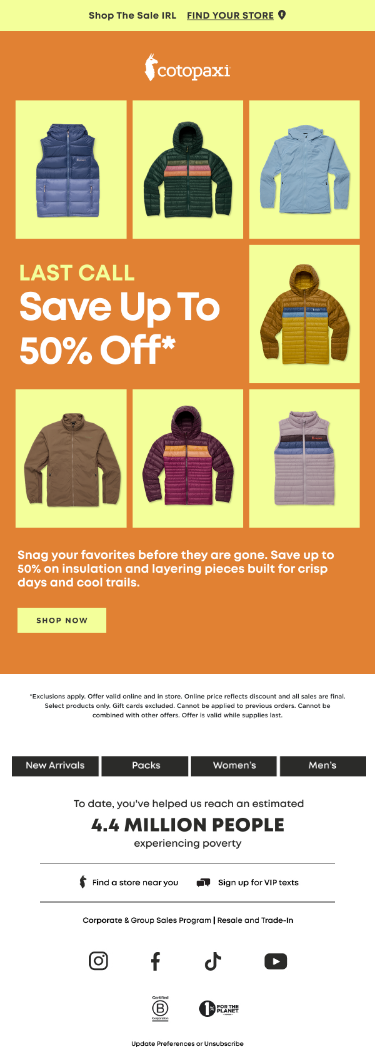 Up To 50% Off—Last Chance