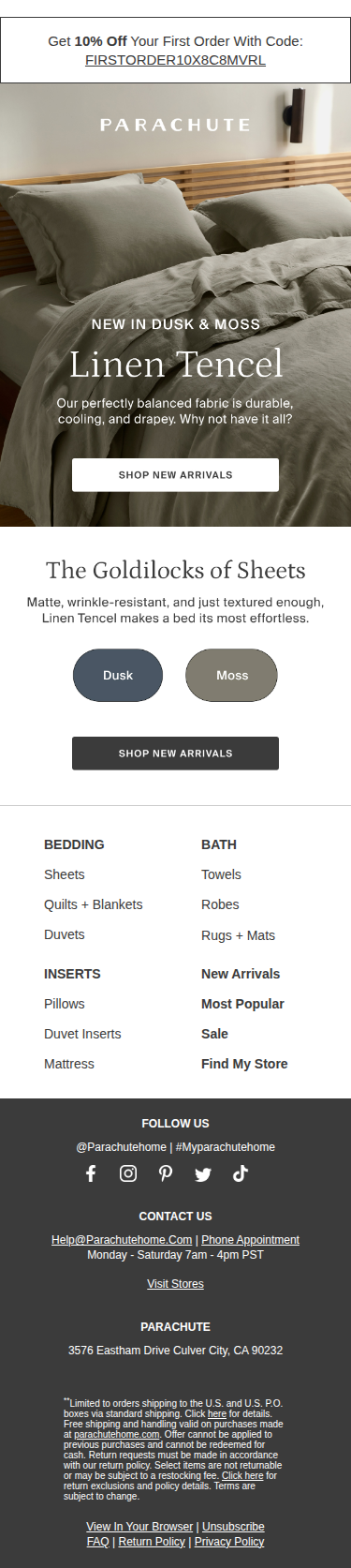 The Goldilocks of Sheets