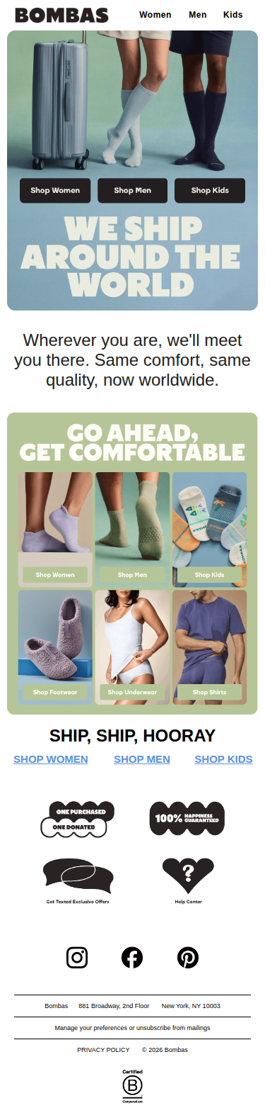 FYI, We Ship Worldwide