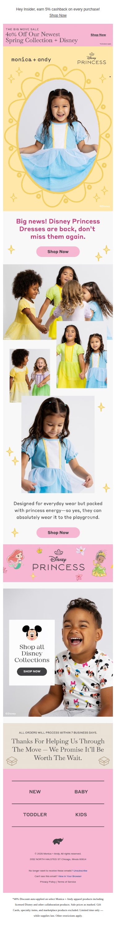 Disney Princess Dresses, Restocked 👑