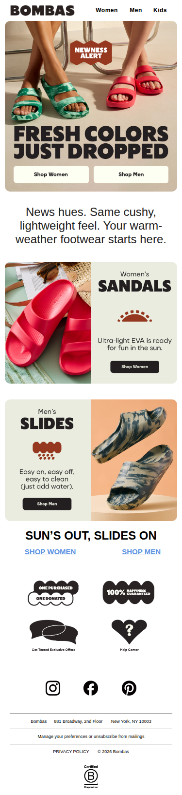 Coming in Hot: Fresh Slides + Sandals