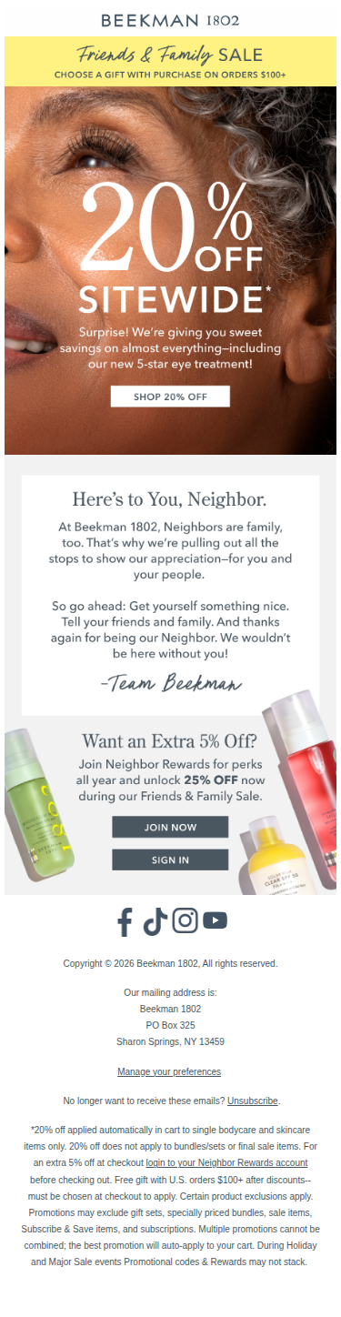 20% Off Sitewide?! We Know! 🤩