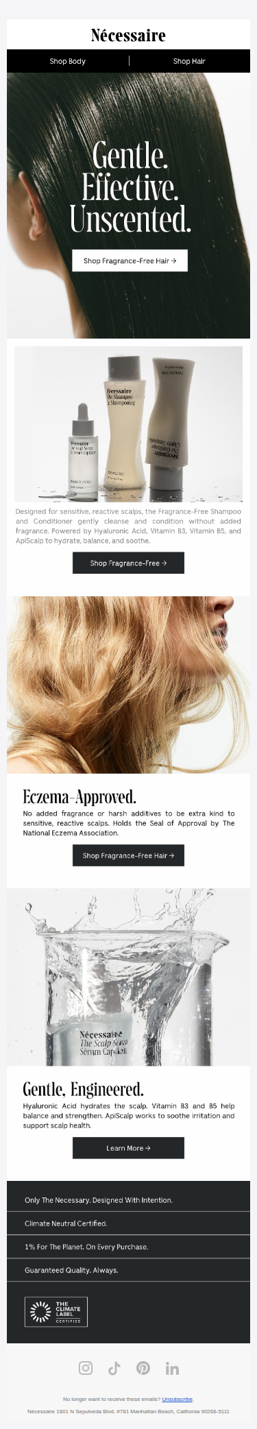 Gentle Care For Sensitive Scalps