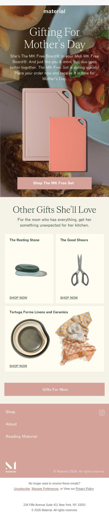 Order Your Mother's Day Gifts Now