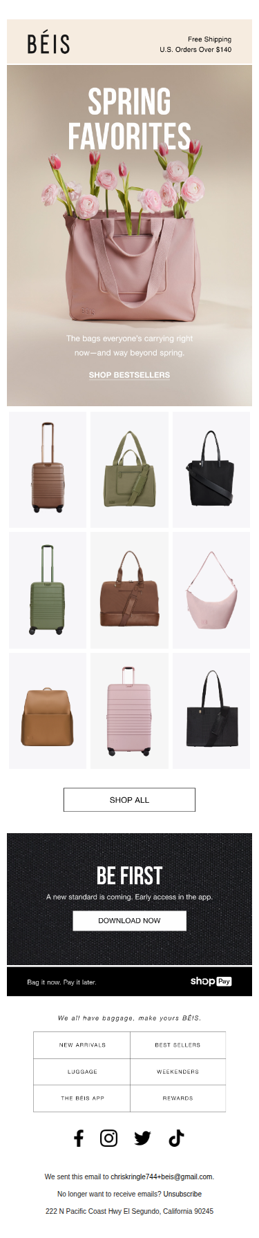 Time changed. So should your bag.