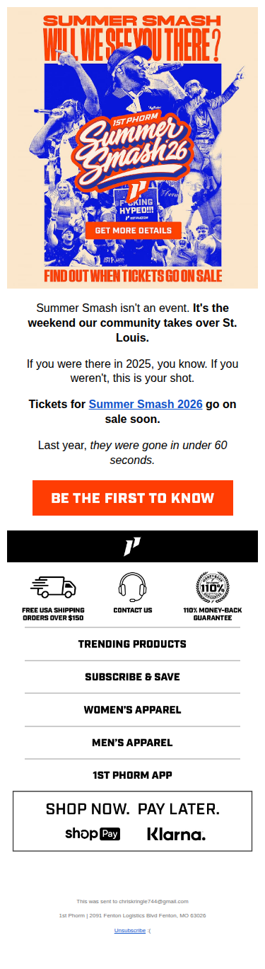 Don't Miss the Biggest Party of the Year