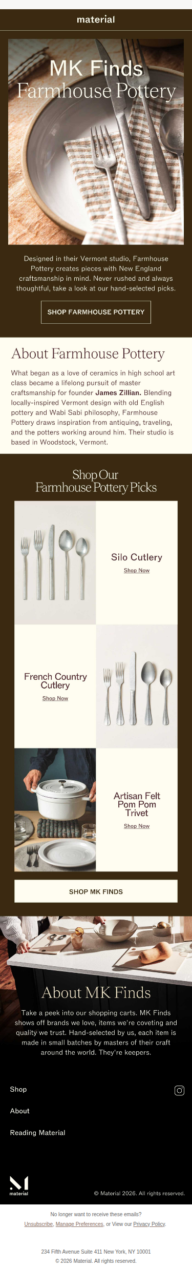 NEW MK Finds: Farmhouse Pottery