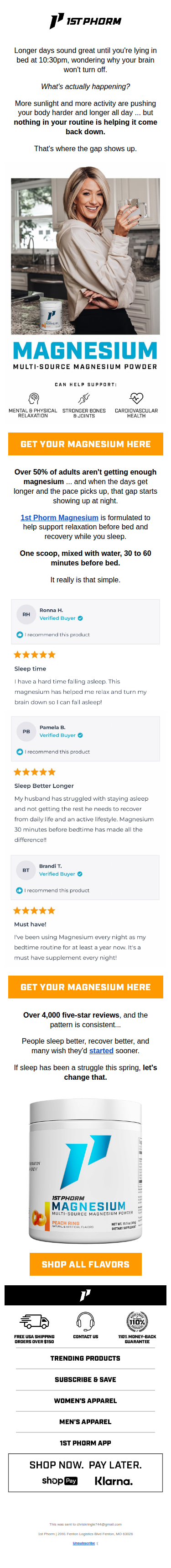 Tired but wired every night?