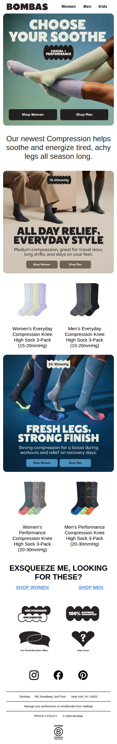 New Compression: Spring Relief is Here