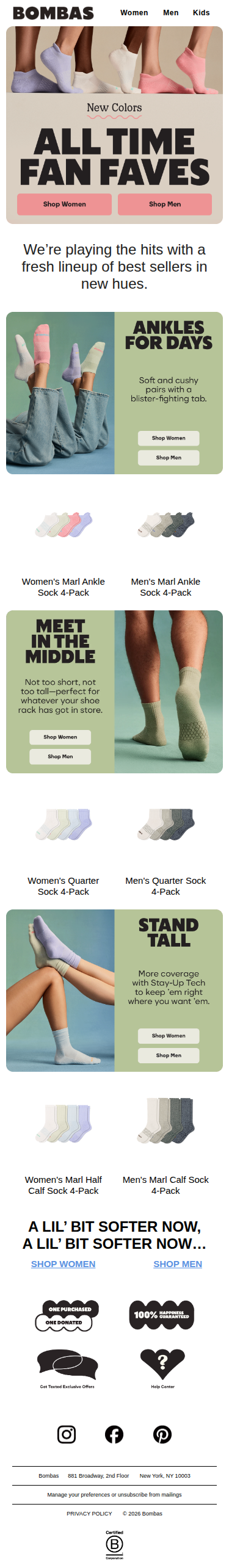 All Time Best Sellers in All New Colors