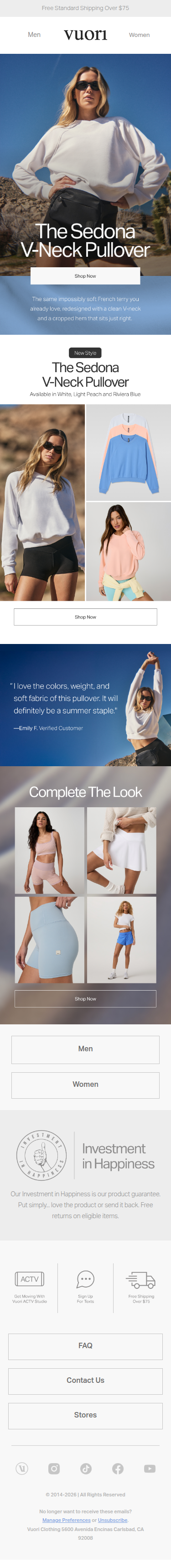 Meet The Sedona V-Neck Pullover