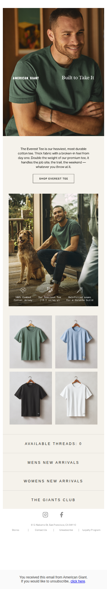 Our Heaviest Tee in New Colors