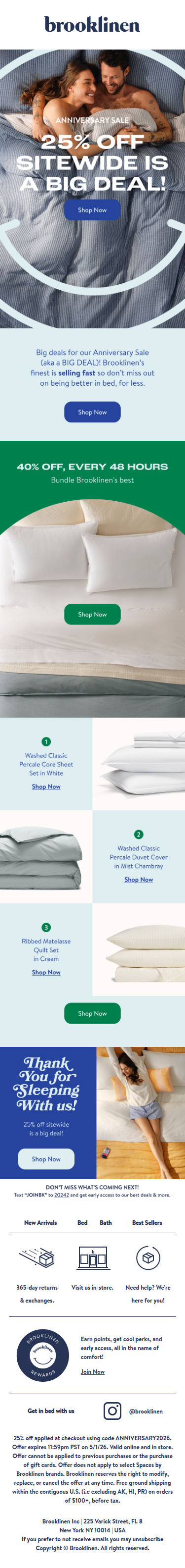 Our Biggest Anniversary Sale YET