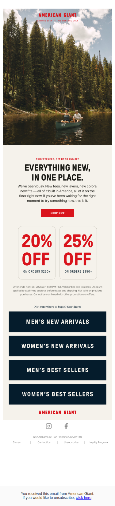 See What's New And Save